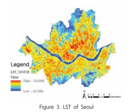 서울시 주거지역의 건축물 면적 비율에 따른 여름철 주간 지표면온도 영향 분석