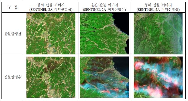 Satellite Trend Survey and Utilization for Forest Fire Detection in Gangwon and Gyeongbuk Regions