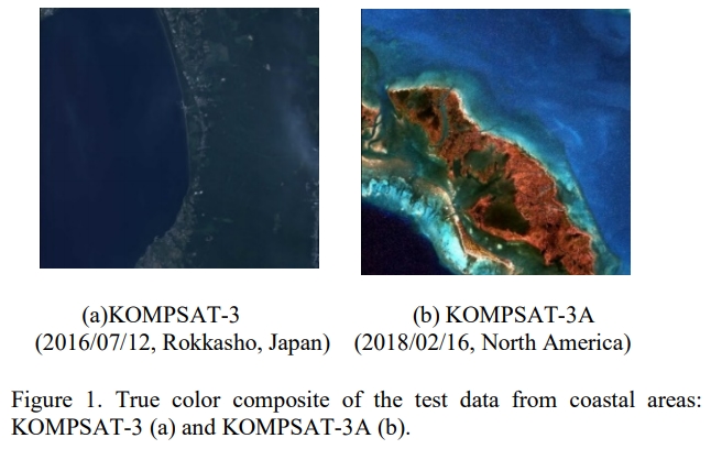Performance Analysis of Pansharpening Algorithms Based on Guided Filtering Applied to KOMPSAT-3/3A Satellite Imagery in Coastal Areas 첨부 이미지