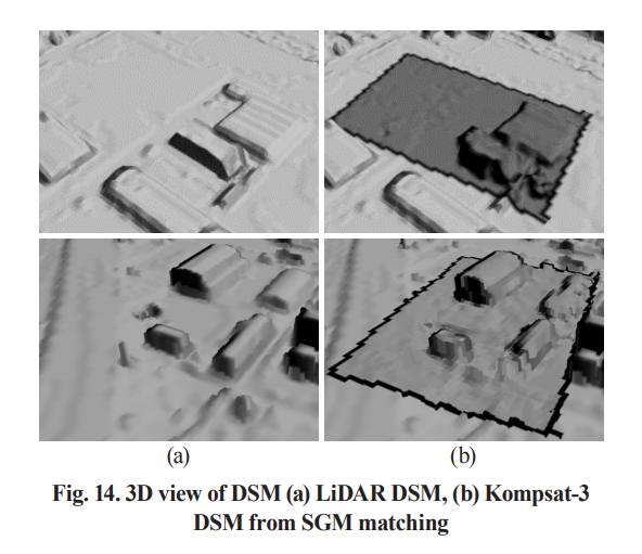 Topographic Information Extraction from Kompsat Satellite Stereo Data Using SGM 첨부 이미지