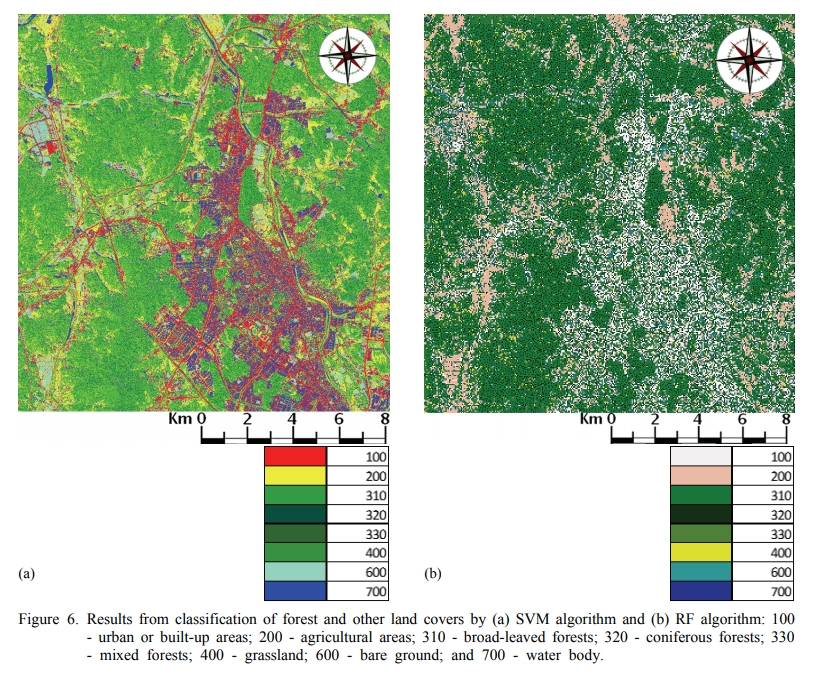 KOMPSAT-3A 위성영상과 토지피복도를 활용한 산림식생의 임상 분류법 개발 첨부 이미지