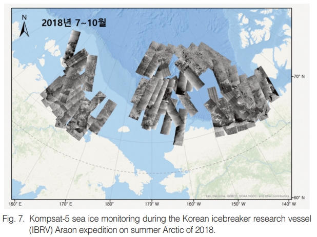 극지 해빙 위성관측을 위한 분석 기술 개발 첨부 이미지