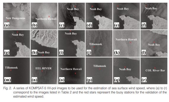 KOMPSAT-5 후방산란계수 자료로 산출된 해상풍 검증 첨부 이미지