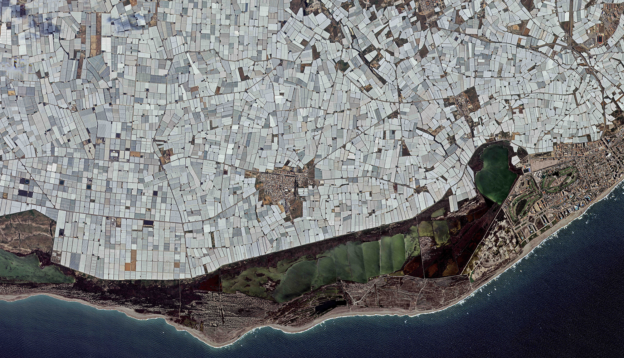 Greenhouses KOMPSAT3 Image