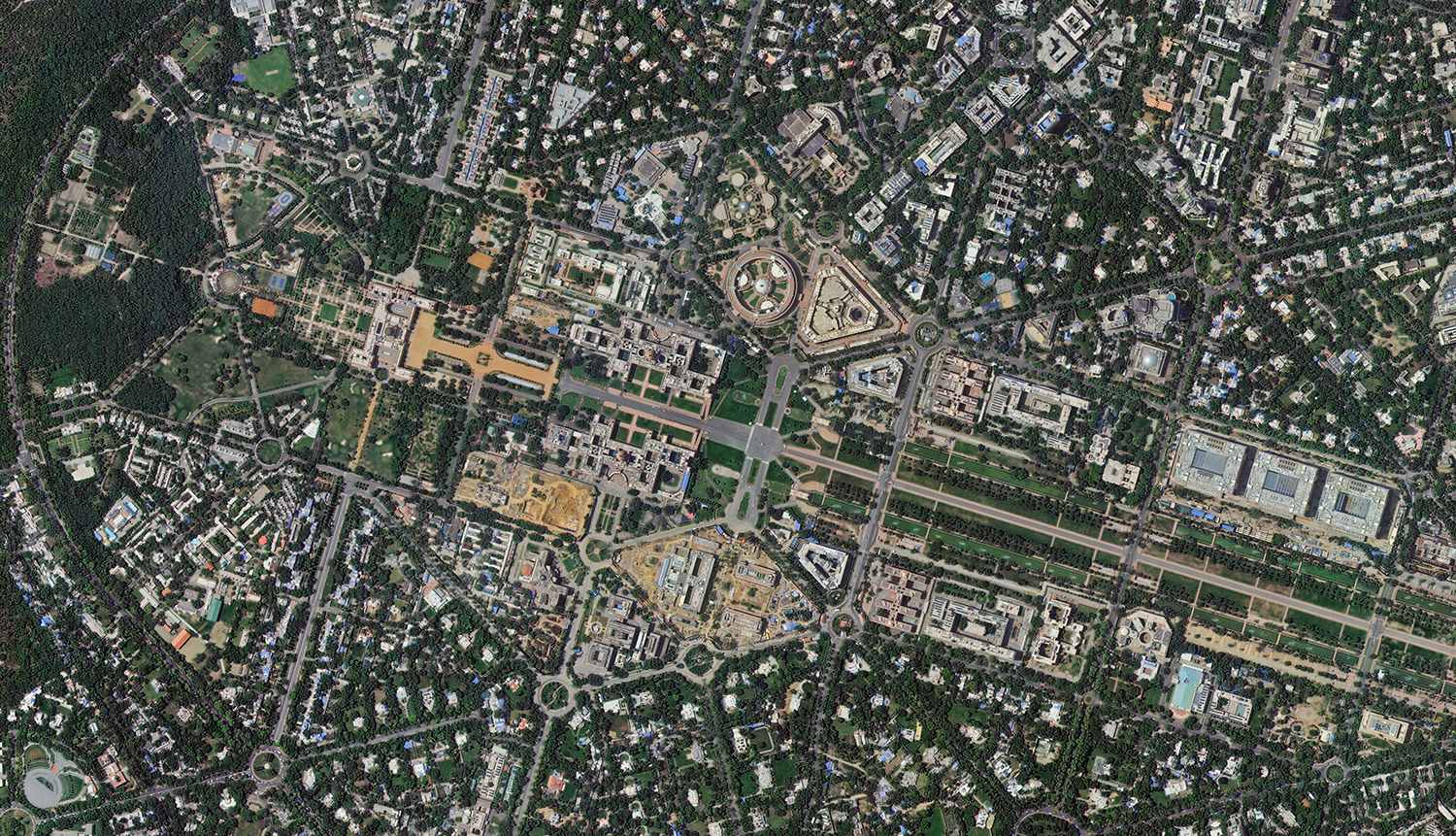 라슈트라파티바반 KOMPSAT3 Image