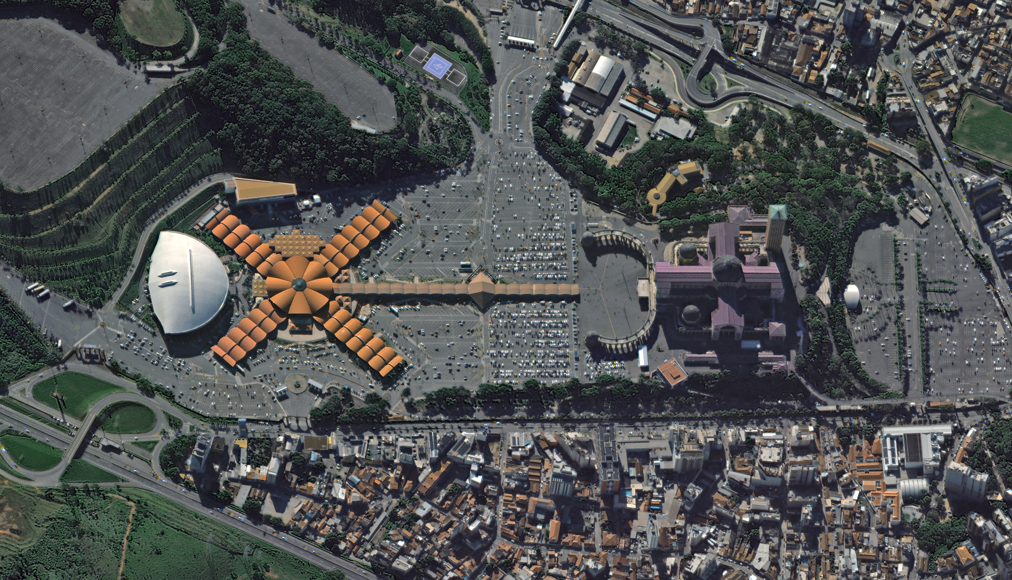 아파레시다대성당 KOMPSAT3A Image