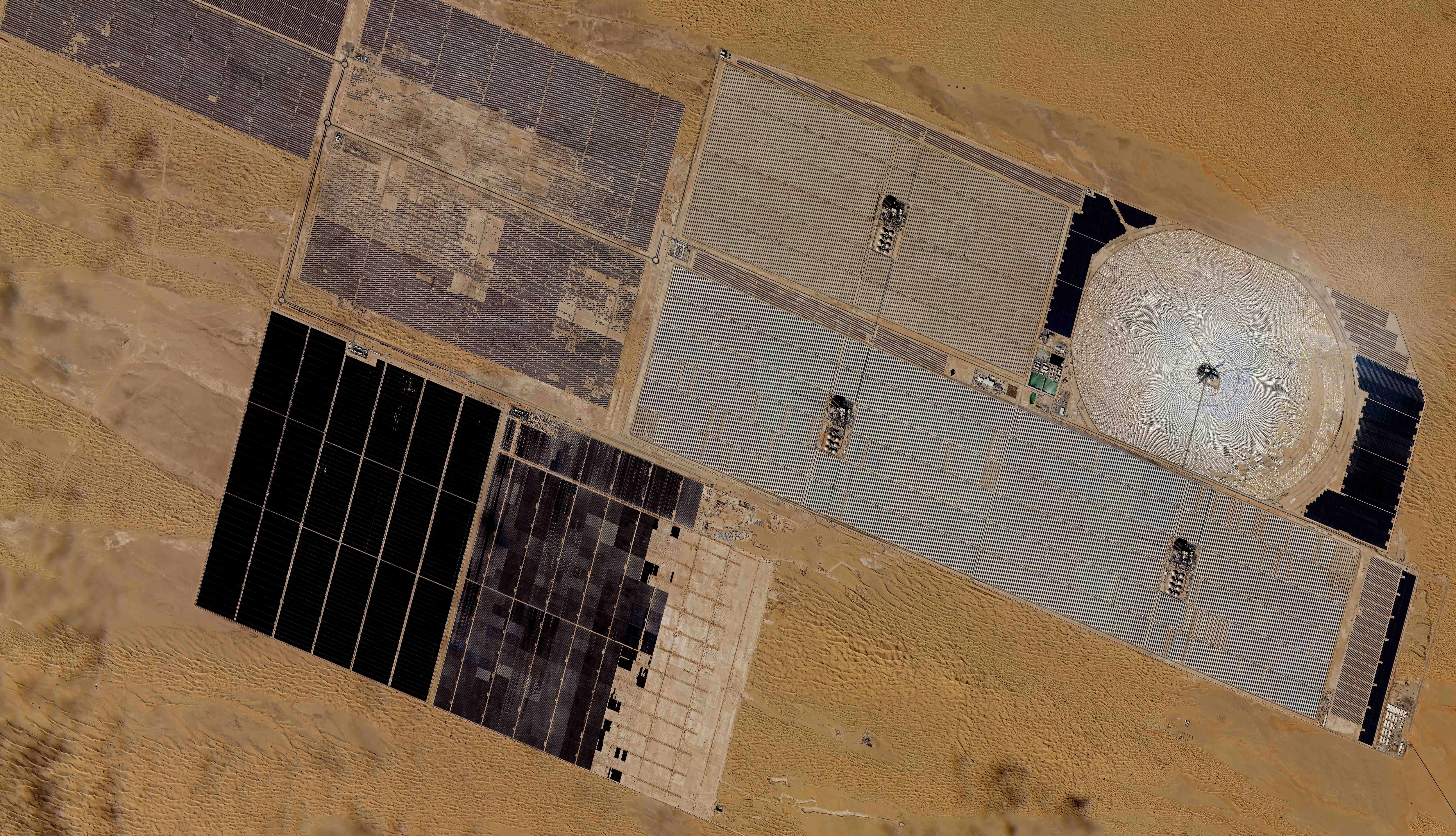 태양광 발전소 KOMPSAT3 Image