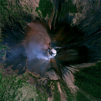 니카라과 Leon 모모톰보 화산